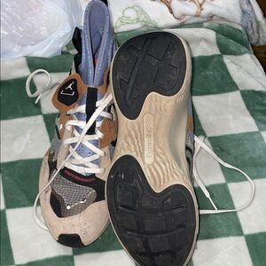 Jordan Athletic Shoes in Brown, Black, and Cream